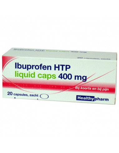 Ibuprofen HTP liquid caps 400mg 20 caps