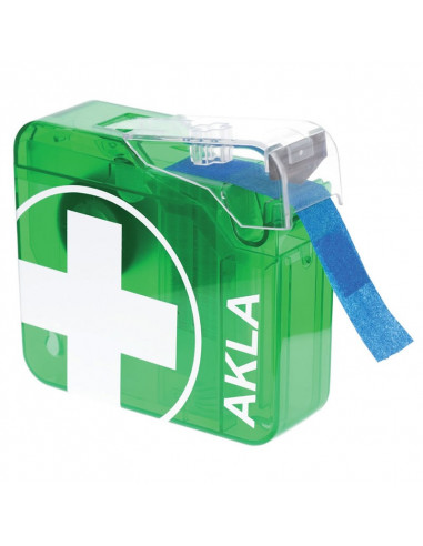 Akla pleisterdispenser incl. vulling HACCP blauw